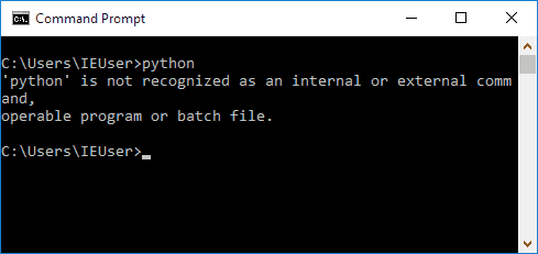 python-not-found