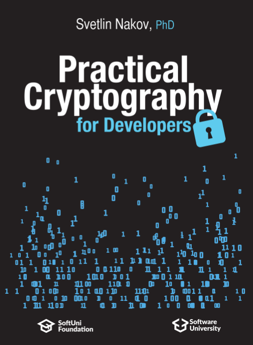 Practical Cryptography for Developers - Free Book by Svetlin Nakov - front cover
