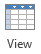 MS Access 2013: Datasheet View icon top-left corner