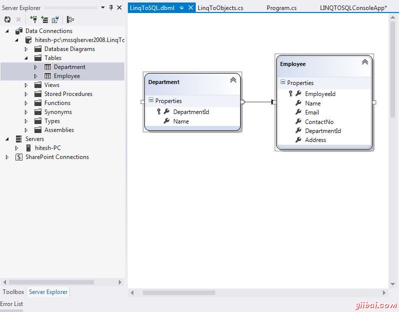 LINQ to SQL