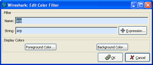 "Edit Color Filter"