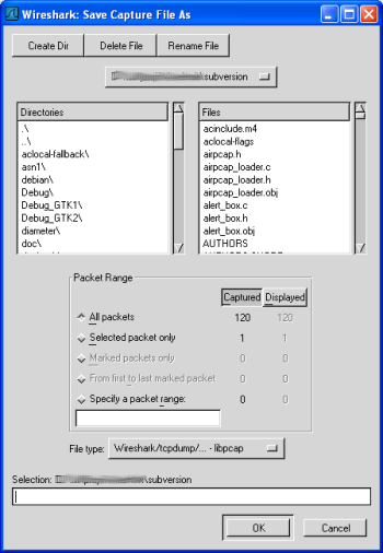 旧版GTK下的保存为对话框